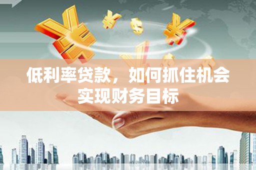 鸡泽低利率贷款，如何抓住机会实现财务目标