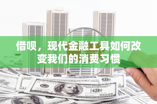 鸡泽借呗，现代金融工具如何改变我们的消费习惯