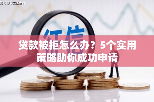 鸡泽贷款被拒怎么办？5个实用策略助你成功申请