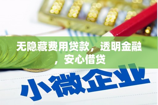 鸡泽无隐藏费用贷款，透明金融，安心借贷