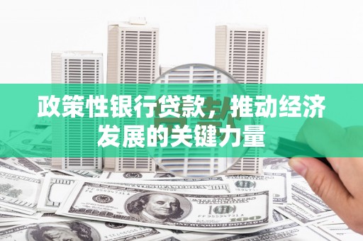 鸡泽政策性银行贷款，推动经济发展的关键力量