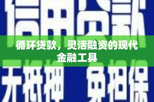 鸡泽循环贷款，灵活融资的现代金融工具