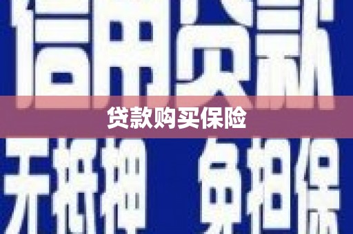 鸡泽贷款购买保险