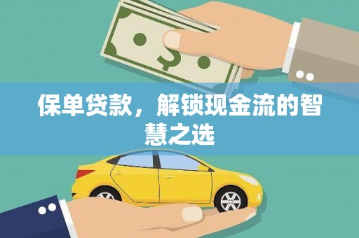 鸡泽保单贷款，解锁现金流的智慧之选