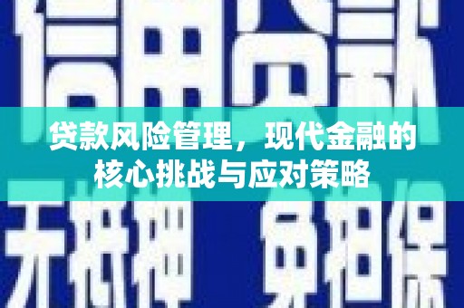 鸡泽贷款风险管理，现代金融的核心挑战与应对策略