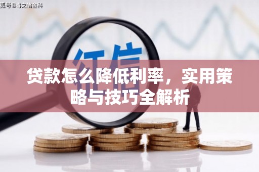 鸡泽贷款怎么降低利率，实用策略与技巧全解析
