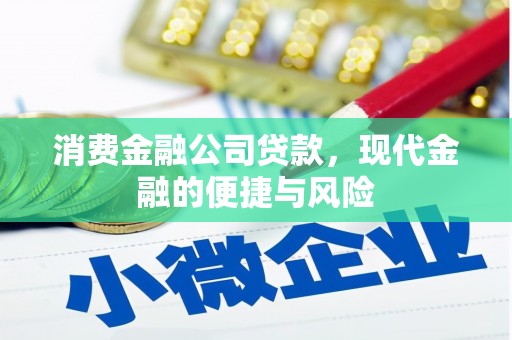 鸡泽消费金融公司贷款，现代金融的便捷与风险
